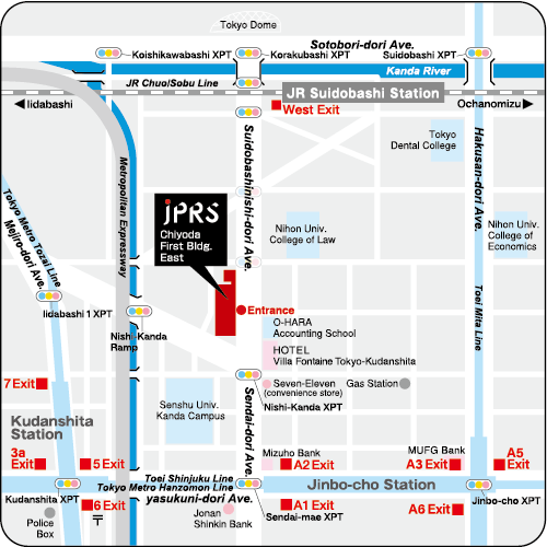 Tokyo Head Office Map